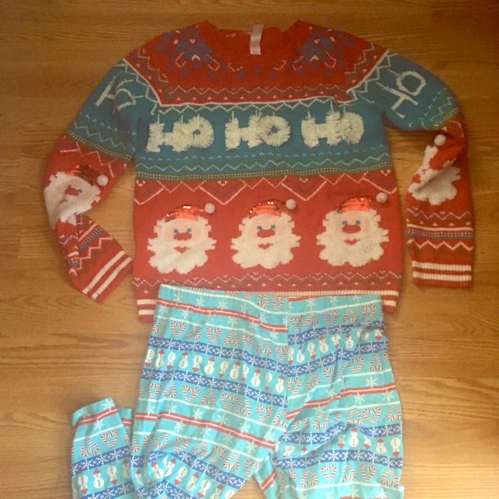 Ugly sweater outfit